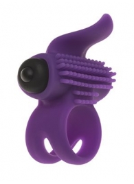 Эрекционное кольцо с подхватом мошонки и стимуляцией клитора Bullet Lastic Ring - Adrien Lastic - в Химках купить с доставкой