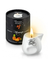 Массажная свеча с ароматом манго и ананаса Bougie de Massage Ananas Mangue - 80 мл. - Plaisir Secret - купить с доставкой в Химках