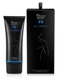 Возбуждающий крем для мужчин Nuit Ardente Creme Performante Plaisirs Secrets - 60 мл. - Plaisir Secret - купить с доставкой в Химках