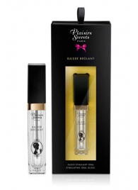 Стимулирующий блеск для губ Baiser Brulant Gloss Plaisirs Secrets - 7 мл. - Plaisir Secret - купить с доставкой в Химках
