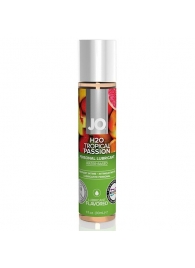 Смазка с ароматом тропических фруктов JO Flavored Tropical Passion - 30 мл. - System JO - купить с доставкой в Химках