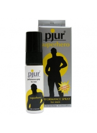Пролонгирующий мужской спрей pjur SUPERHERO spray - 20 мл. - Pjur - купить с доставкой в Химках