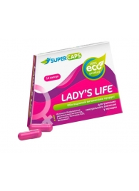 Возбуждающие капсулы Ladys Life - 14 капсул (0,35 гр.) - SuperCaps - купить с доставкой в Химках