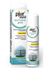 Нейтральный лубрикант на водной основе pjur MED Natural glide - 100 мл. - Pjur - купить с доставкой в Химках