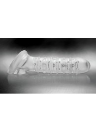 Утолщающая ребристая насадка на пенис - Доминирующее кольцо - в Химках купить с доставкой