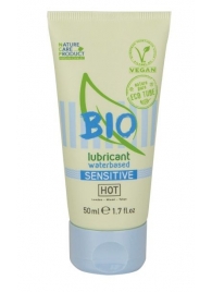 Органический лубрикант для чувствительной кожи Bio Sensitive - 50 мл. - HOT - купить с доставкой в Химках