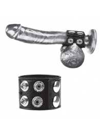 Ремень на член и мошонку 1.5  Cock Ring With Ball Strap - BlueLine - купить с доставкой в Химках