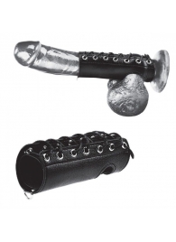Сбруя на член на шнуровке 5  Cock Sheath - BlueLine - купить с доставкой в Химках