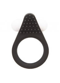 Чёрное эрекционное кольцо LIT-UP SILICONE STIMU RING 1 BLACK - Dream Toys - в Химках купить с доставкой