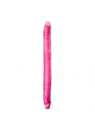 Розовый двусторонний фаллоимитатор B Yours 16  Double Dildo - 40,6 см. - Blush Novelties