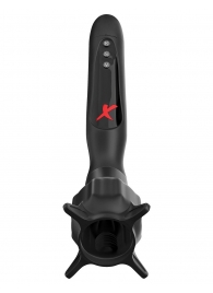 Чёрный вибростимулятор для головки члена с эффектом всасывания Vibrating Roto-Sucker - Pipedream - в Химках купить с доставкой