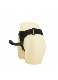Страпон с изогнутой головкой Ultra Harness Curvy Dildo - 15,8 см. - Baile - купить с доставкой в Химках