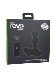 Чёрный перезаряжаемый массажёр предстательной железы NEXUS Revo Slim - Nexus Range - в Химках купить с доставкой