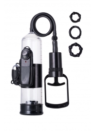 Вакуумная помпа A-toys с вибропулей и эрекционными кольцами - A-toys - в Химках купить с доставкой