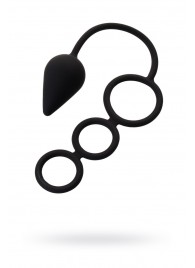 Тройное эрекционное кольцо с анальным хвостом Drop M-size - Erotist Adult Toys - в Химках купить с доставкой