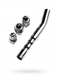 Металлический анальный душ с тремя насадками - ToyFa - купить с доставкой в Химках