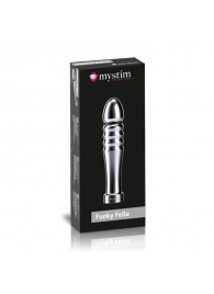 Ребристый фаллоимитатор для электростимуляции Funky Fella Rill Dildo - 13 см. - MyStim - купить с доставкой в Химках