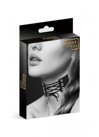 Оригинальный ошейник-чокер со шнуровкой - Bijoux Pour Toi - купить с доставкой в Химках