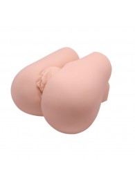 Реалистичный мастурбатор с вибрацией и двумя тоннелями - вагиной и анусом - Baile - в Химках купить с доставкой