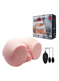 Телесный мастурбатор с двумя любовными тоннелями и вибрацией - Baile - в Химках купить с доставкой