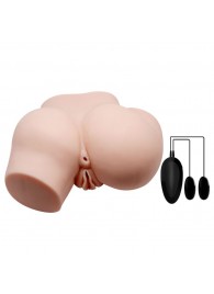 Телесный полуторс с двумя любовными тоннелями и вибрацией - Baile - в Химках купить с доставкой