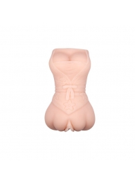 Мастурбатор-вагина с эффектом смазки в виде женской фигурки - Baile - в Химках купить с доставкой