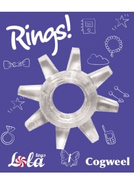 Прозрачное эрекционное кольцо Rings Cogweel - Lola Games - в Химках купить с доставкой