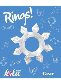 Прозрачное эрекционное кольцо Rings Gear - Lola Games - в Химках купить с доставкой