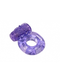 Фиолетовое эрекционное кольцо с вибрацией Rings Axle-pin - Lola Games - в Химках купить с доставкой