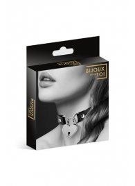 Черный чокер с замком в форме сердца - Bijoux Pour Toi - купить с доставкой в Химках