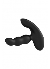 Черный силиконовый стимулятор простаты Levett Nitoc с пультом ДУ - Levett - в Химках купить с доставкой