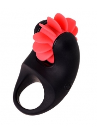 Чёрно-красное эрекционное виброкольцо Erotist - Erotist Adult Toys - в Химках купить с доставкой
