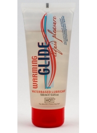 Согревающая интимная смазка на водной основе Warming Glide - 100 мл. - HOT - купить с доставкой в Химках