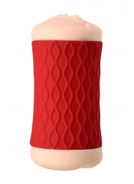 Двухсторонний мастурбатор JOS  NADIN в красном цилиндре - JOS - в Химках купить с доставкой