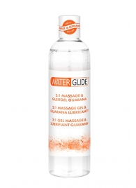 Гель-смазка 2-в-1 MASSAGE   LUBRICANT GUARANA - 300 мл. - Waterglide - купить с доставкой в Химках