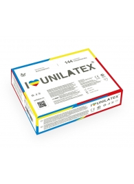 Разноцветные ароматизированные презервативы Unilatex Multifruits - 144 шт. - Unilatex - купить с доставкой в Химках