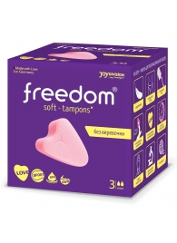 Женские гигиенические тампоны без веревочки FREEDOM mini - 3 шт. - Freedom - купить с доставкой в Химках