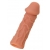 Телесная реалистичная насадка KOKOS Extreme Sleeve 05 с дополнительной стимуляцией - 12,7 см. - KOKOS - в Химках купить с доставкой
