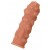 Телесная реалистичная насадка KOKOS Extreme Sleeve 11 с дополнительной стимуляцией - 12,7 см. - KOKOS - в Химках купить с доставкой