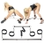 Комплект наручников и наножников с распорками Spread  em Bar and Cuff Set - Pipedream - купить с доставкой в Химках