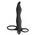Черная вибронасадка для двойного проникновения Flirtini - 15,9 см. - Lola Games - купить с доставкой в Химках