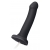 Черный фаллос с имитацией эякуляции Silicon Cum Dildo L - 19,6 см. - Strap-on-me - купить с доставкой в Химках