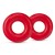 Набор из 2 красных эрекционных колец DONUT RINGS OVERSIZED - Blush Novelties - в Химках купить с доставкой