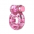 Розовое эрекционное виброкольцо Pink Bear - Baile - в Химках купить с доставкой