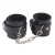 Черные оковы на ноги Obey Me Leather Ankle Cuffs - Chisa - купить с доставкой в Химках
