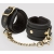 Черные наручники Bound to You Faux Leather Wrist Cuffs - Fifty Shades of Grey - купить с доставкой в Химках