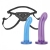 Страпон унисекс Beginners Strap-On с 2 насадками - 15 и 13 см. - Lux Fetish - купить с доставкой в Химках