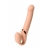 Телесный безремневой вибрострапон Vibrating Bendable Strap-On L - Strap-on-me - купить с доставкой в Химках