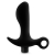 Черный анальный вибратор Silicone Vibrating Prostate Massager 01 - 10,8 см. - Blush Novelties - в Химках купить с доставкой