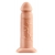 Телесный реалистичный фаллоимитатор с полостью Silicone Hollow Extension - 20 см. - Pipedream - купить с доставкой в Химках